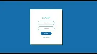 Simple Animated Login Form Using HTML & CSS