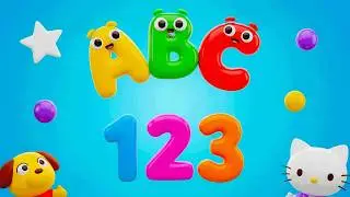 Preschool Learning activities for 3 year olds at home | Learn ABC Phonics Shapes Numbers Colors 🌈