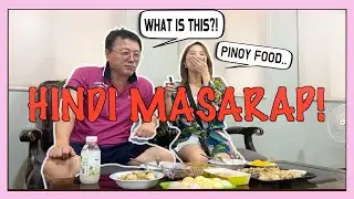 MAKING KOREAN FATHER TRY PINOY FOOD! | NAGULAT SIYA SA LASA?! //DASURI CHOI