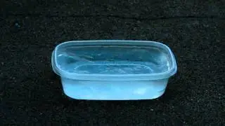 Water Freezing Time Lapse