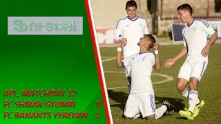 APL, Matchday 12 FC Shirak Gyumri - FC Banants Yerevan 0-1