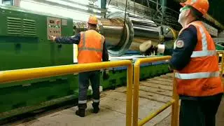 Heavy-duty lathe 1K665F3Х7000 by KZTS / Высокопроизводительный токарный станок  1К665Ф3Х7000 от КЗТС