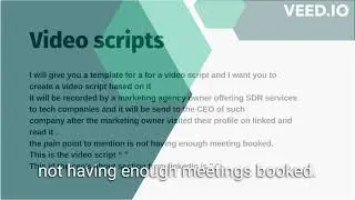 Boost Your LinkedIn Prospecting with Video Scripts: Stand Out from the Crowd │ChatGPT