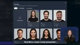 Emilia AI Studio Presenters: AI Models and Real Presenters