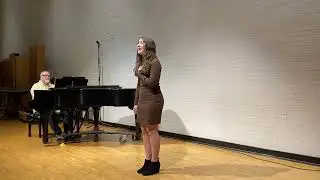 Faith Miller '26 performs 