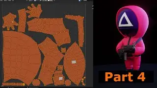Blender Squid Game Character Modeling in Part 4 | Blender 3 0 | Unwrapping Character in Blender | UV