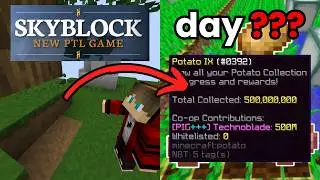 What If The Potato War Started On Hypixel Skyblock Day 1?