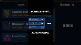 PowerUps in Workshop / Adjucto #devlog #gamedev #unity3d #indiegame