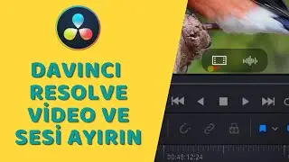 Davinci Resolve İpuçları - Videoyu Ve Sesi Ayırın