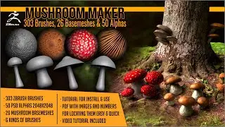 Mushroom Maker for ZBrush