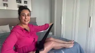 Sara Francy in 4k wearing self-supporting 