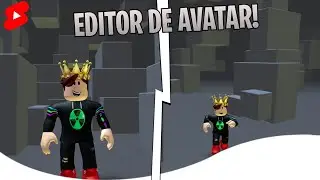 EU JOGUEI ROBLOX DENTRO DO EDITOR DE AVATAR KKKK 