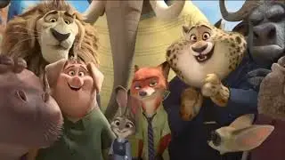 Заставка на канале Disney (зверополис) апрель 2022