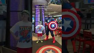 Marvel Character Dinner #universal #universalorlando #marvel #spiderman #captainamerica #wolverine