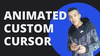 HTML, CSS and Javascript animated custom cursor in 7 minutes