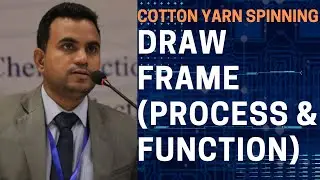 cotton yarn manufacturing process, Draw frame