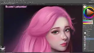 How to paint hairs - Vẽ tóc như thế nào ? - Digital Painting (photoshop) - Real time 2h