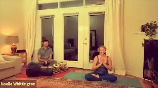 Live Zoom Class: Yoga with Live Drums: Justin Heter + Noelle Whittington