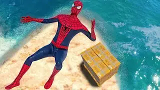 GTA 5 Spiderman Crazy Ragdolls and Falls