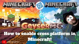 How to add cross platform in Minecraft|How make a server that allows bedrock players  in Java server
