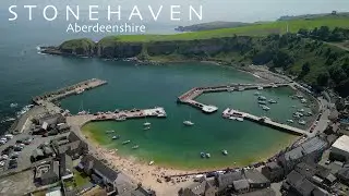 Stonehaven, Aberdeenshire - East Coast of Scotland (DJI Mini 3 Pro Footage) 4K