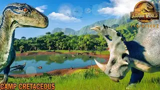 Camp Cretaceous - valley of the dinosaurs, jurassic world evolution