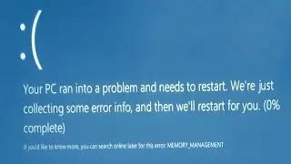 Memory management Windows 10