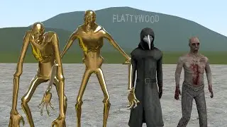 GOLD SCP-096 VS SCP-049 ULTIMATE!! Garrys Mod Sandbox