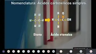 Química orgánica. Nomenclatura de ácidos carboxiílicos simples.