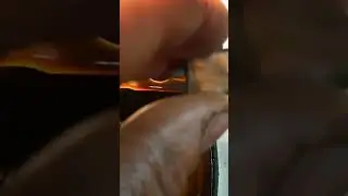 Блестящая шейка коленвала.