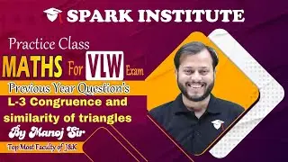 L-3 Congruence and similarity of triangles for JKSSB VLW Exam! 📐🚀 
