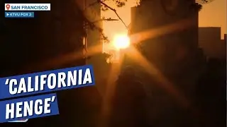'California Henge' Glows Along San Francisco Skyline