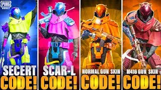 OMG ! All Guns Colour Code | 100 Rp Mythic Outfit Recoloured | PUBGM