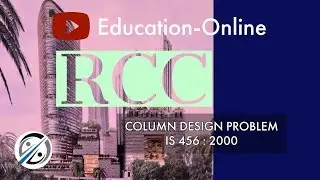 Design of column | Eccentrically loaded Column
