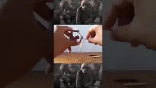 Kong vs Skar King with clay/plastilina. Godzilla x Kong 2024.