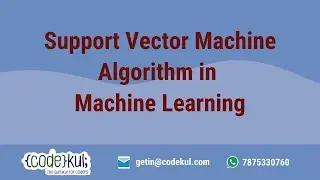 Machine Learning Algorithms - SVM