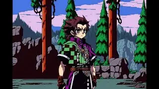 Demon Slayer As A Nintendo game - Ai Art