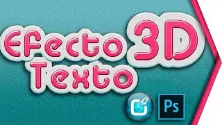 🔴 Como hacer EFECTO de TEXTO 3D en PHOTOSHOP ⭐⭐⭐⭐⭐
