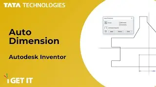 #11 Auto Dimension | Autodesk Inventor