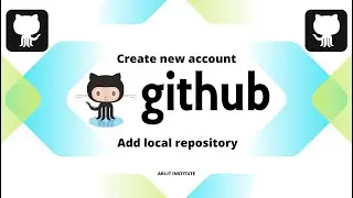 GitHub |  Create new account | Add local repository