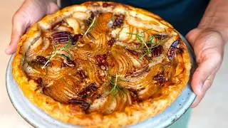 Cette tarte poire gorgonzola est tellement bonne et vraiment simple à préparer