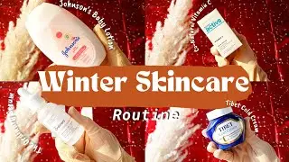 Affordable Winter Skincare Routine ⛄❄️#winterskincare#winterskincareroutine