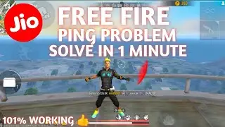 FREE FIRE PING PROBLEM SOLVED ONLY 1 MINUTE 👍