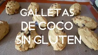 Galletas de coco sin gluten