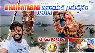 Khairatabad Nimajjanam 2024 // Khairatabad Ganesh 2024 #achyuthnanu