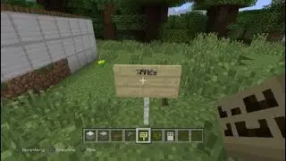 How To Make A Text Spam On A Sign In Minecraft 1 STEP ONLY FOR PS4 Check description