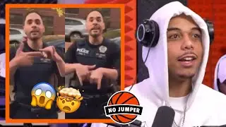 NYPD Cop Taunts Gang Member by Throwing Up Rival Gang Signs