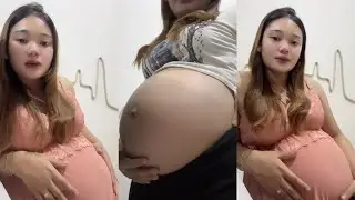 Beautiful Pregnant Women Challenge to Change Their Uniforms
