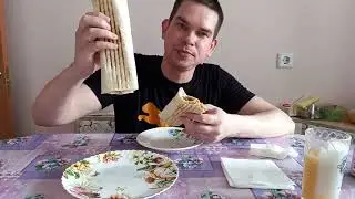 Мукбанг. Кушаю шаурму. Готовлюсь к зарубам )