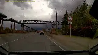 TrendVision MR 1100 AI Smart Assist  Передняя камера  Утром в дождь 2